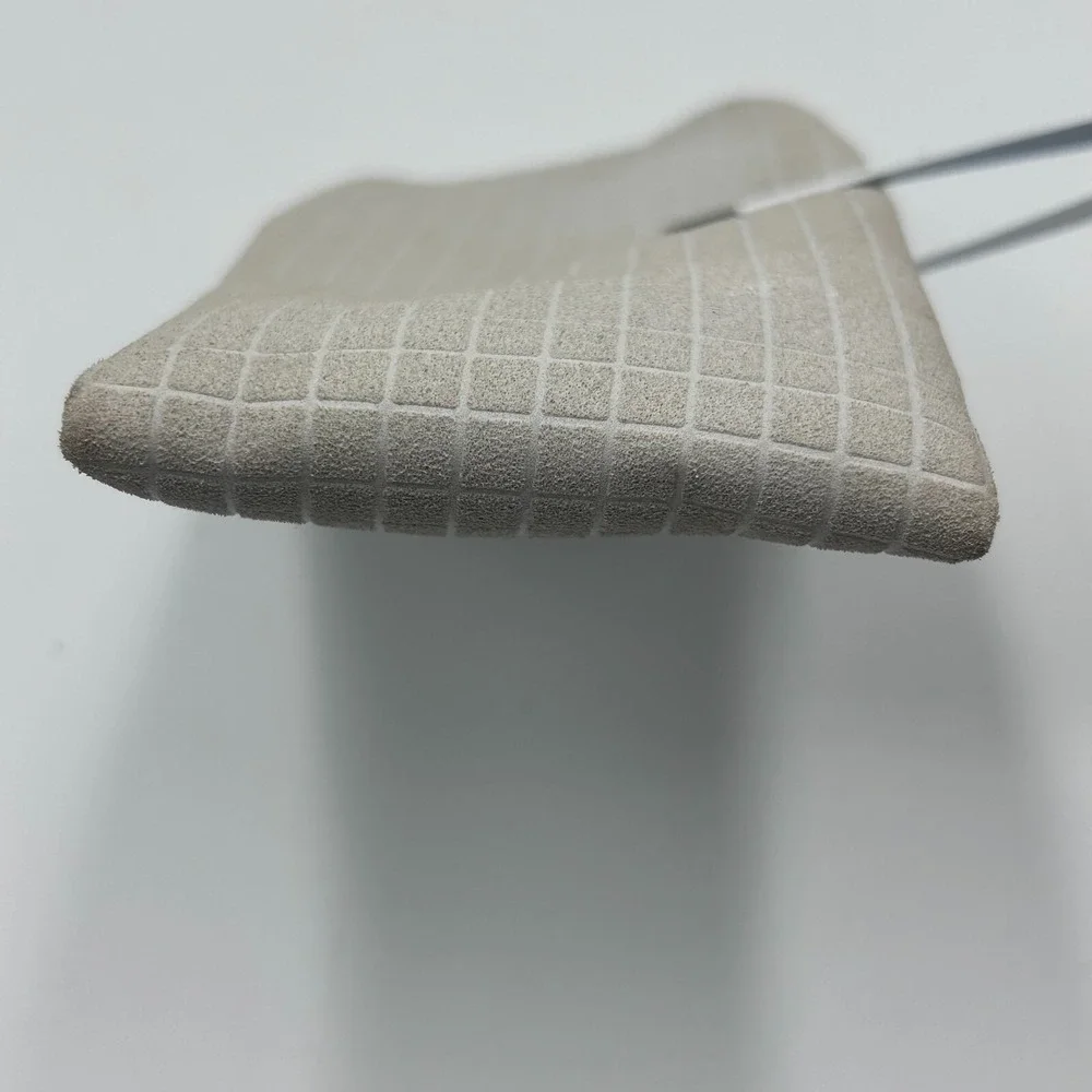 Vintage Long Gray Grid Pattern‎ Cigarette Pack Holder with Snap Closure